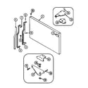 Magic Chef CTB1720ARB freezer outer door diagram