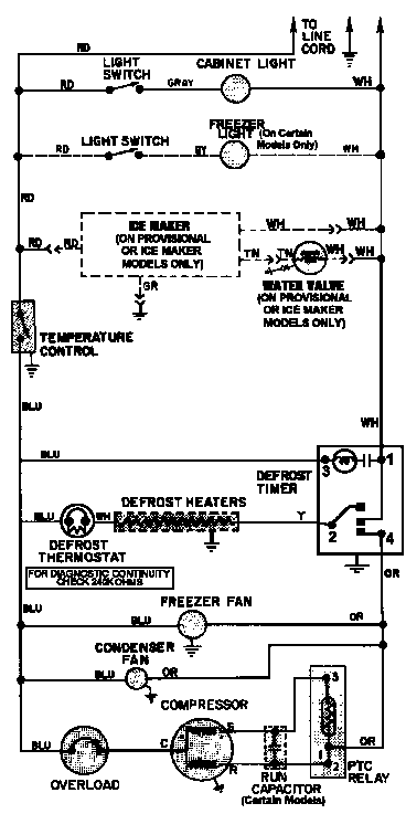 Norge NTB1511ARW wiring information diagram