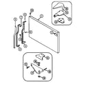 Magic Chef CTB1920ARA freezer outer door diagram