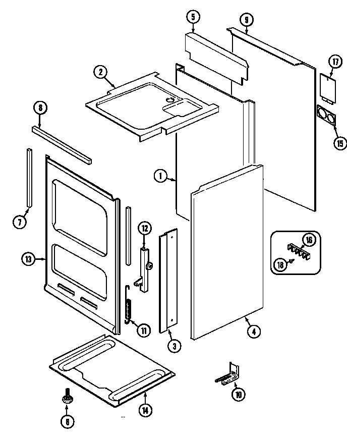 Hardwick 90131 body diagram