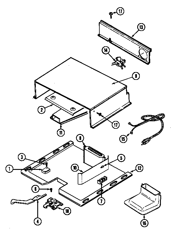 Jenn-Air WG30100B internal controls diagram