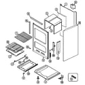 Kenmore 62970138 oven/body diagram