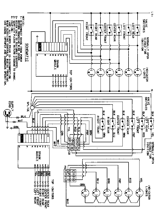Jenn-Air CCGX2620B wiring information diagram