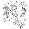 Magic Chef 31315XBA oven/base diagram