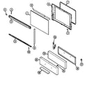 Maytag D31103SAWL door/drawer diagram