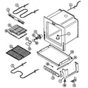 Magic Chef CER3540AAW oven/base (cer3540aaa) (cer3540aah) (cer3540aal) (cer3540aaw) diagram