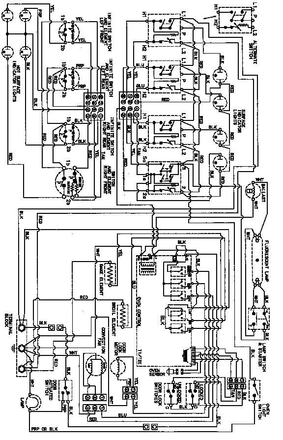 Jenn-Air JER8750AAB wiring information diagram