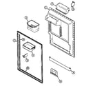 Maytag MTB2156BEB fresh food inner door diagram