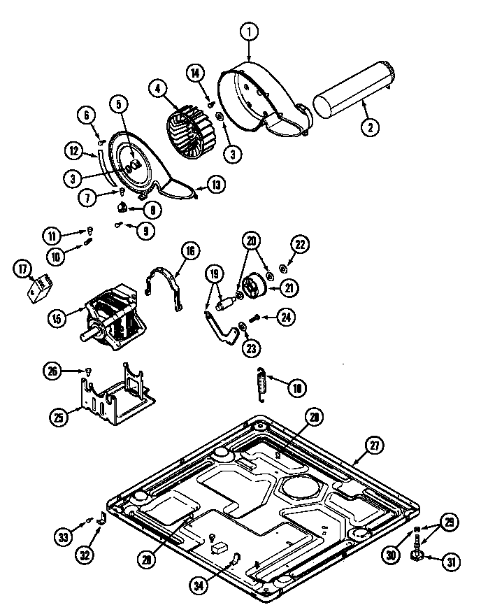 Maytag MDE9806AZW motor drive diagram