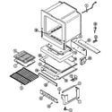 Maytag MGR5510ADH oven/base diagram