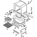 Magic Chef CGR3742ADW oven/base diagram