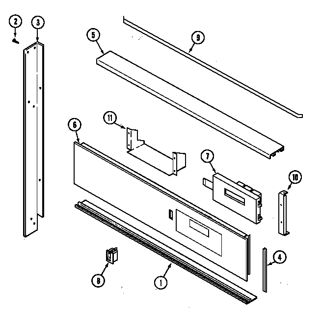 Maytag CX9875VYV control panel diagram