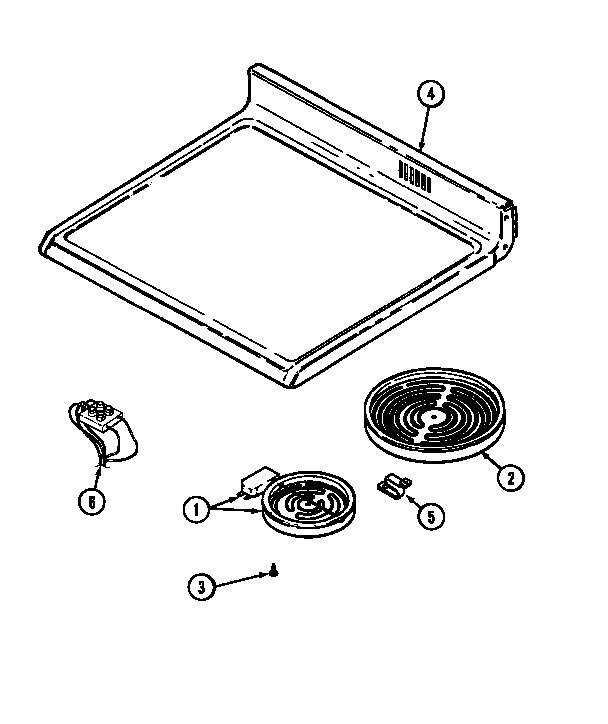 Maytag MER5750AAA top assembly diagram