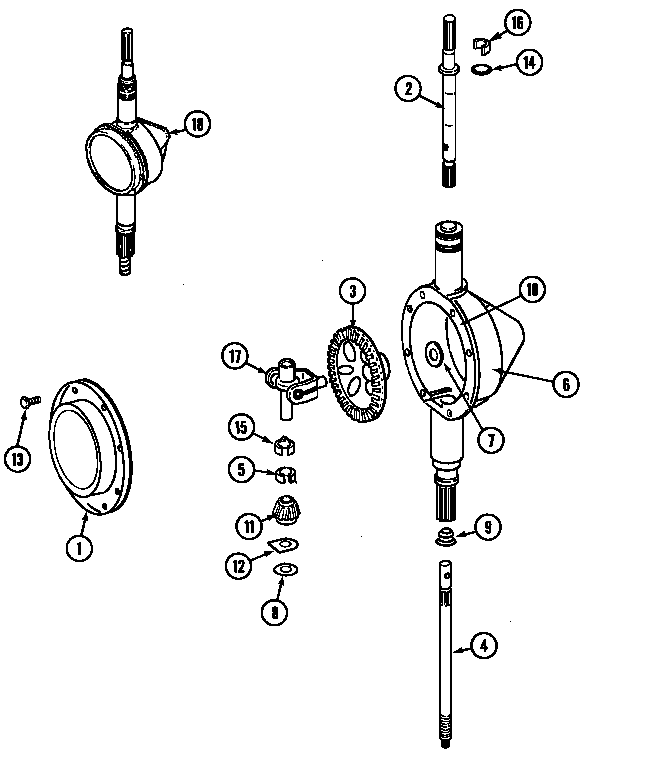 Maytag LAT8226ABE transmission diagram