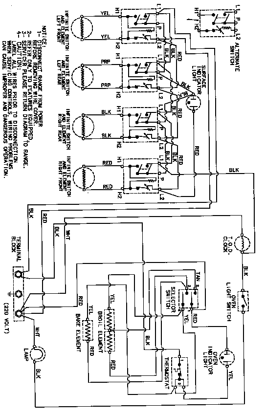 Admiral AER2350AMH wiring information diagram