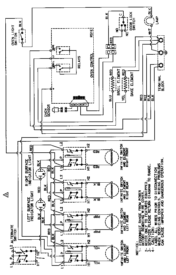 Jenn-Air JER8500AAA wiring information diagram