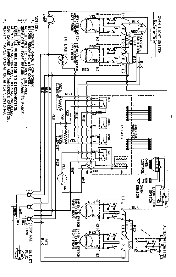 Magic Chef C6892XVS wiring information diagram