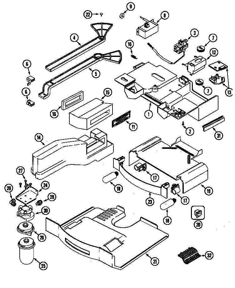 Maytag MSD2756AEW controls diagram
