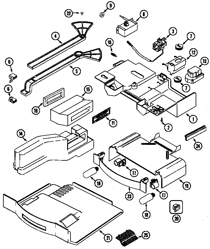 Maytag MSD2754ARW controls diagram