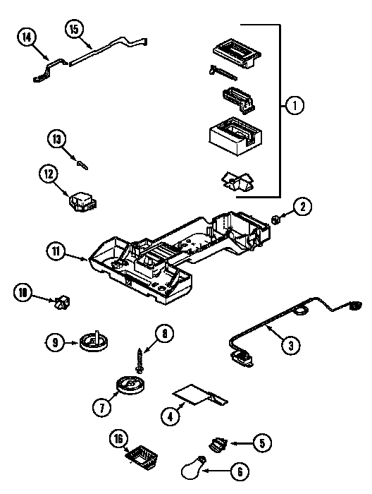 Maytag MTF1954ARW controls diagram
