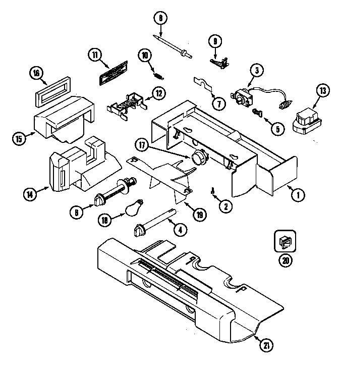 Maytag GS2314CXDA controls diagram