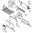 Maytag MTF1943ARA freezer compartment (mtf1943ara) (mtf1943arw) diagram