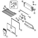 Maytag MTF1943ARA freezer compartment (bisque) (mtf1943arq) diagram