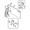 Maytag MTF1943ARA freezer outer door (mtf1943ara) (mtf1943arw) diagram