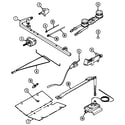 Maytag GM3210MXAW gas controls diagram