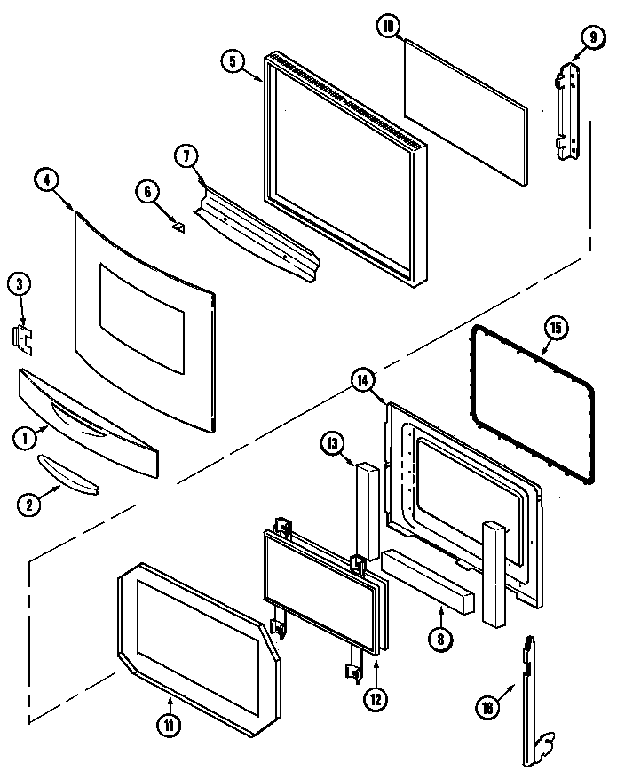 Jenn-Air JEW8530ACW door diagram