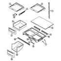 Maytag MTB2148DRW shelves & accessories (mtb2148dra) (mtb2148drb) (mtb2148drw) diagram