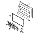 Maytag MTB2148DRW freezer inner door (mtb2148dra) (mtb2148drb) (mtb2148drw) diagram