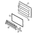 Magic Chef CTB1925DRW freezer inner door (bisque) (ctb1925drq) diagram
