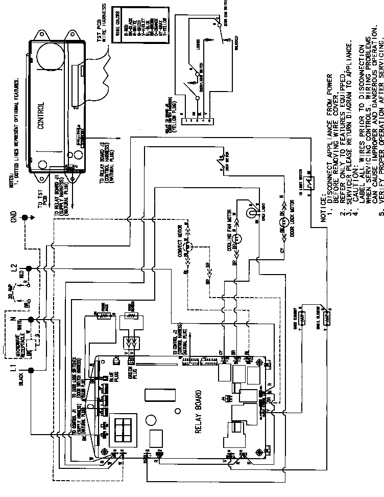 Jenn-Air JMW9527AAQ wiring information diagram