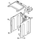 Maytag MDE9520AYW cabinet diagram