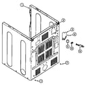 Maytag MDE9520AYW cabinet-rear diagram