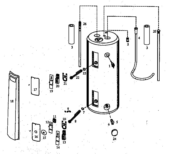 Maytag HE31240S body diagram