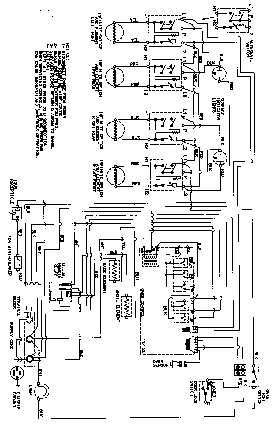 Maytag PER5510ACW wiring information diagram