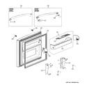 GE GFSF6KKYBWW freezer door diagram
