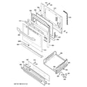GE JGBS64REF1SS door & drawer parts diagram