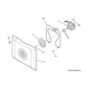 GE JS750DF2WW convection fan diagram