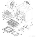 GE ZGP364LDR5SS oven cavity parts diagram