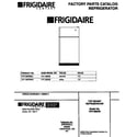 Frigidaire FRT18BRBW2 cover page diagram