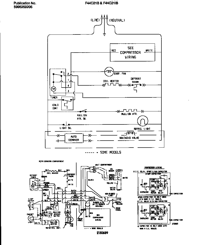 Frigidaire F44C21BW0 wiring diagram diagram