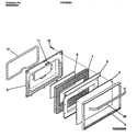 Frigidaire FGF333BADB door diagram