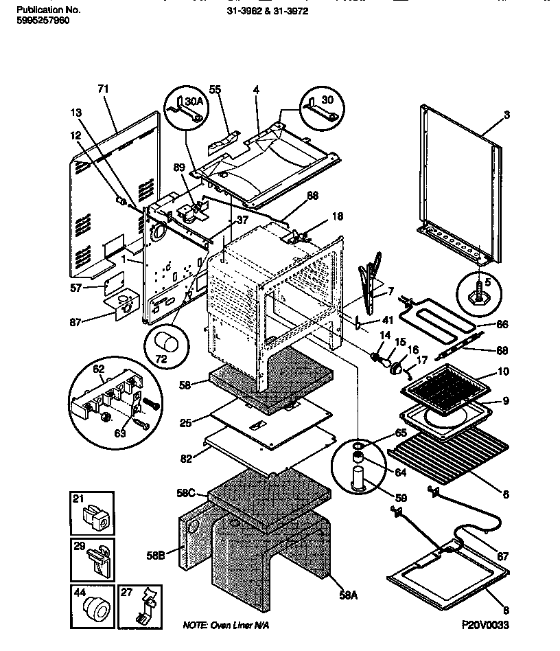 Tappan 31-3972-00-02 body diagram