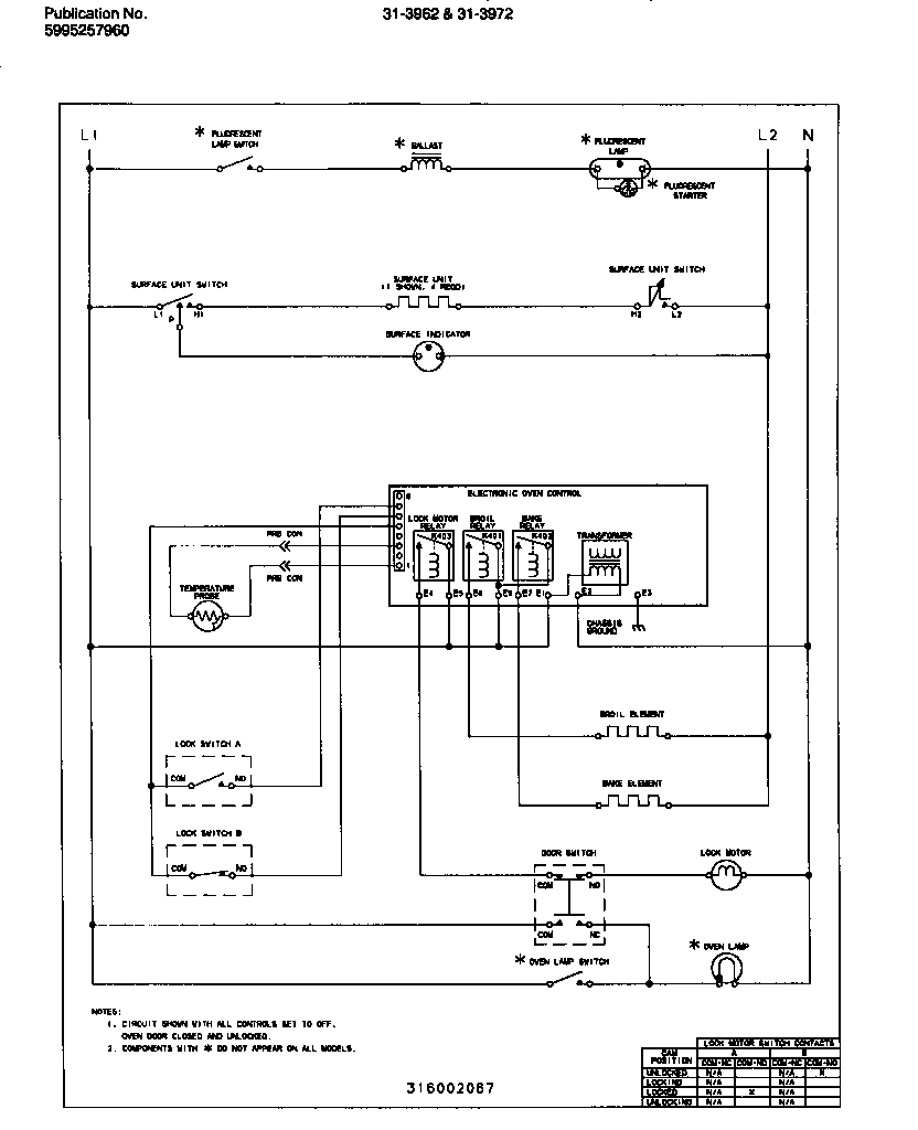 Tappan 31-3972-00-02 wiring diagram diagram