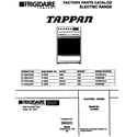 Tappan 31-2649-00-06 electric range diagram