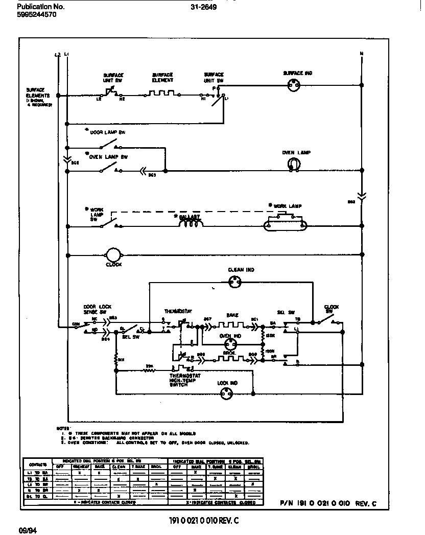 Tappan 31-2649-23-06 wiring diagram diagram
