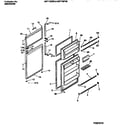 Universal/Multiflex (Frigidaire) MRT18FNBW1 door section diagram
